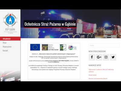 OSP Gąbin - Ochotnicza Straż Pożarna w Gąbinie